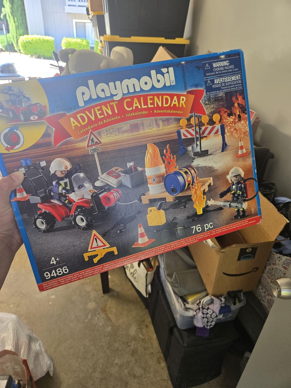 Playmobil Advent Calendar Fire Rescue Operation on The Construction Site